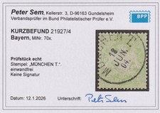 =Bayern Mi.Nr.70 x gest