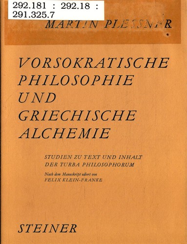 Vorsokratische philosophie und - vorsokratische,