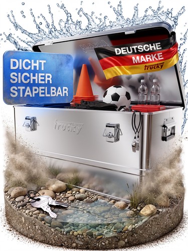 Aluminium box mit - box, deckel