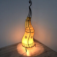 Orientalische marokkanische Leder Lampe Leuchte Stehlampe Tischlampe Hennalampe