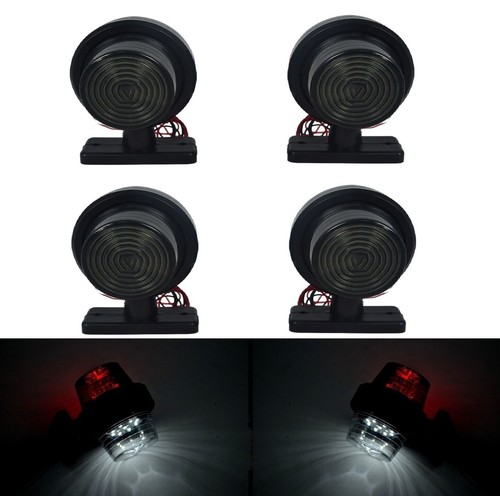 Rauchglas led rot weiß - rauchglas-led, rot/weiß