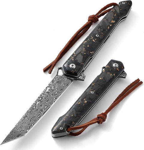 Damast klappmesser lagen - klappmesser,