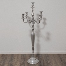 Kerzenständer Metall silber