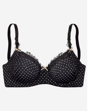 NUANCE T-Shirt BH in Schwarz