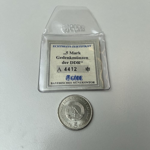 Gedenkmünze ddr mark 1972 - gedenkmünze,