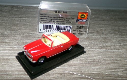 Brekina drummer 29150 - brekina, peugeot