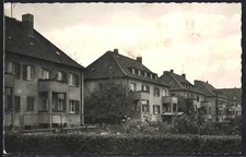 Kölleda /Sömmerda, Wohnhäuser in der Bahnhofssiedlung, Ansichtskarte 