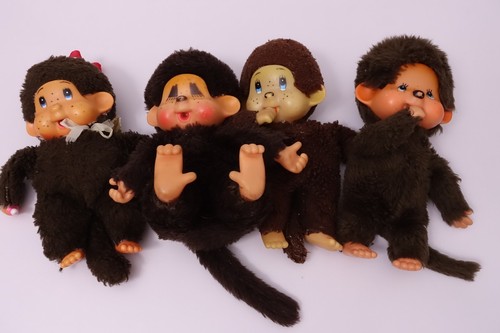 Monchhichi sekiguchi - 4x,