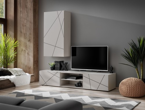 Wohnwand anbauwand wohnzimmer - wohnwand,