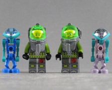 LEGO® Atlantis™ Figur Taucher Diver+Life on Mars Aliens Martian 4 Minifiguren