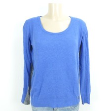 ODEON Pullover Strick Knit Blau Grau Gr. M 38