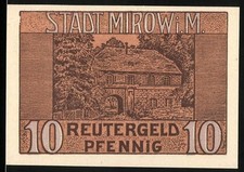 Notgeld Mirow i. M., 10