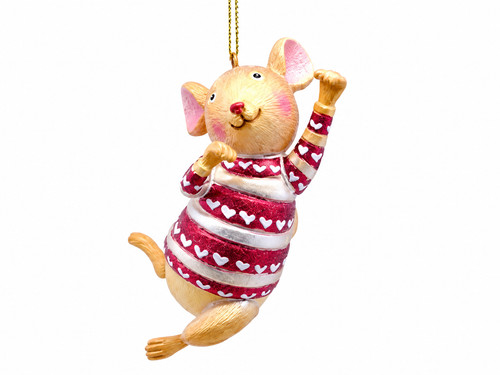 Christbaumschmuck glas maus - christbaumschmuck,