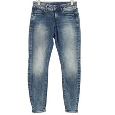 G-Star Midge D-Cody Mid Skinny Jeans Slim Fit Stretch Damen Ya4 Größe W30 L32