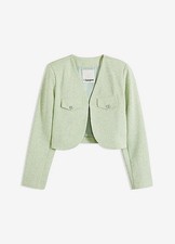 Neu Bouclé-Kurzblazer Gr. 46