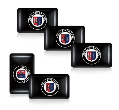 Alpina logo aufkleber - 5x, gel