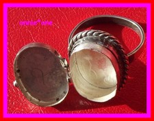 ꧁ GIFTRING mit GEHEIMFACH