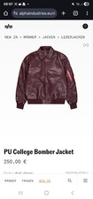 alpha industries bomber jacke