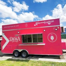 Mobiler fast food truck mit - fast-food-truck,