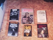 Rudolf Hess - 6 Bücher Konvolut (Ilse, Wolf Rüdiger Hess, Eugene Bird etc.)