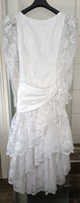 Brautkleid "nuplialement votre" Paris, Gr. 36/38, asymetrisch, Traum aus Spitze