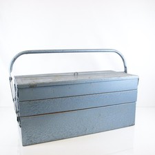 DDR Werkzeugkiste Blech Blau