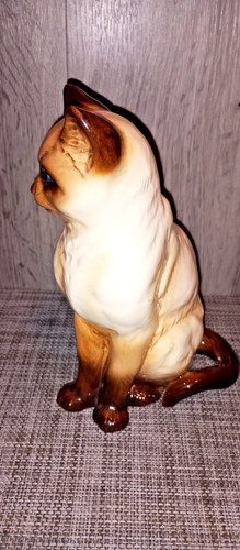 Siamkatze porzellanfigur von - porzellanfigur,