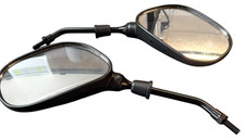 Motorrad Spiegel Set L/R | E-geprüft E7 000502 | schwarz | Universal