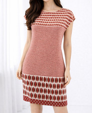 Kleid Rot Rosa Weiß 36 S Va