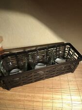 Partylite Kerzen Halter „Florenz“ Metall Korb für Teelichter /Votiv Kerzen Deko