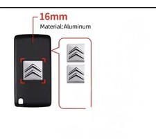 2X Citroen Schlüssel Emblem