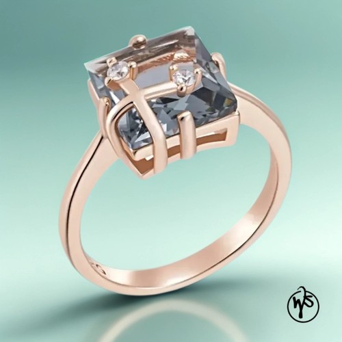 Ring leuchtend 585er walzgold - ring,