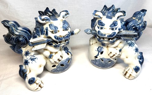 Paar kutani shishi - kutani,