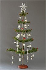 Dunkel Gansfederbaum 63 (57) cm Jugendstil Christbaum Weihnachtsbaum 31 CBS 1910