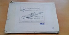 Schiffsmodellbauplan U45 - U47 , Deutsches Unterseeboot , M1:75 ,  komplett
