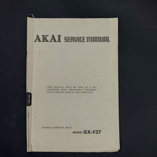 Original akai model - akai, gx-f37