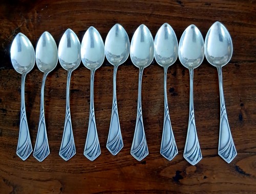 Teelöffel jugendstil 800er - 9,