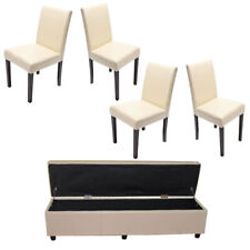 B-Ware Garnitur Sitzgruppe Bank Kriens XXL+Littau, Kunstleder/Leder, creme