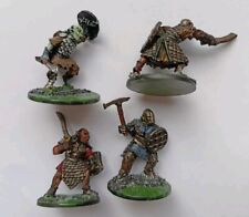 Warhammer 4 Mordor Orks Herr der Ringe tabletop bemalt Middle-Earth Metall Ork 