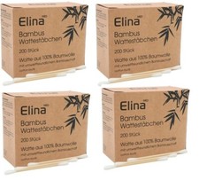 800 Bambus Wattestäbchen Holz