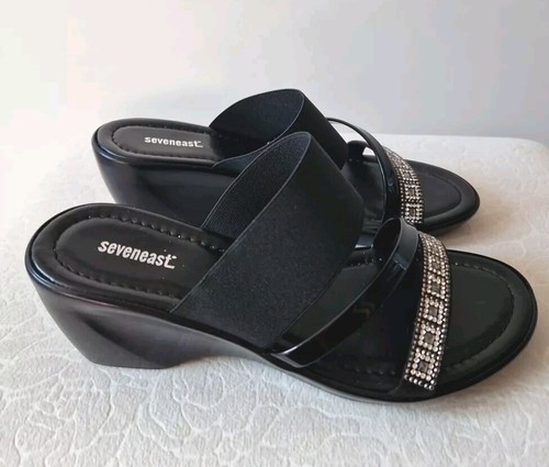 Pantoletten schwarz strass - pantoletten,