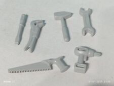 PLAYMOBIL WERKZEUG KONVOLUT WERKSTATT MECHANIKER GARAGE ARBEITER WARTUNG