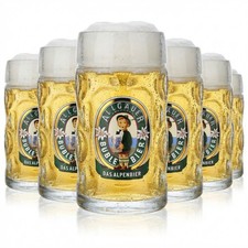 6x Allgäuer Büble Glas 0,5l