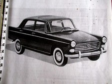 Peugeot 404 204 304 alter Katalog Prospekt Preise Ersatzteile Werbung Reklame SE