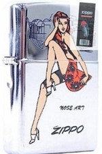Zippo 6883 nose art pinup girl