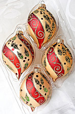 ❀ 4 x Christbaumkugel