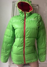 REGATTA Great Outdoors Damen Daunen-Jacke Steppjacke mit Kapuze Neon-Grün Gr. 34