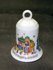 Porzellan Glocke Hutschenreuther 1997 Ole Winter Mittenwald Vintage Weihnachten
