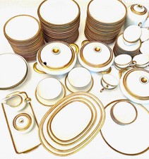 KPM KRISTER Tafelservice für 20 Personen, 110 Teile, Golddekor 417, Vintage