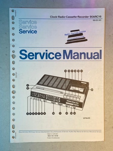 Philips service manual für - philips, service-manual